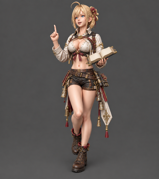 THE CURIOUS SCHOLAR｜女性学者 1/6スケール 3Dプリント用STL