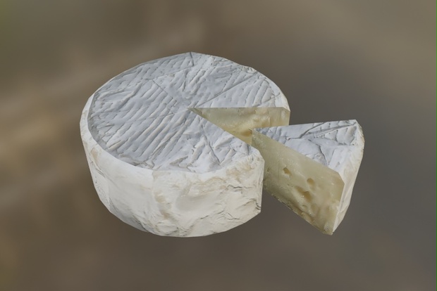 Free] カマンベールチーズ 3Dモデル Camembert Cheese 3D model - IW 