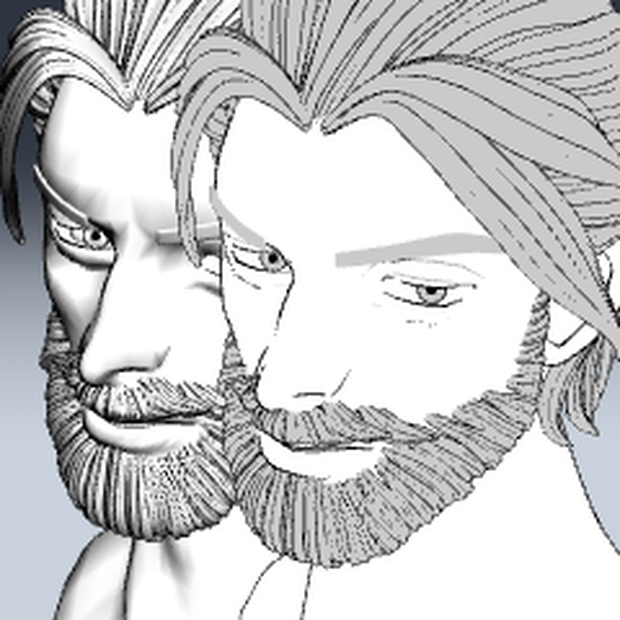  extra male head