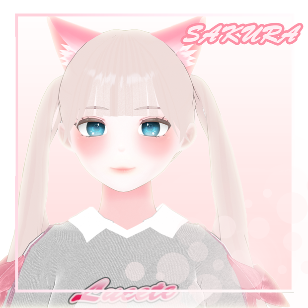 【さくら】 Sakura [オリジナル3Dモデル]