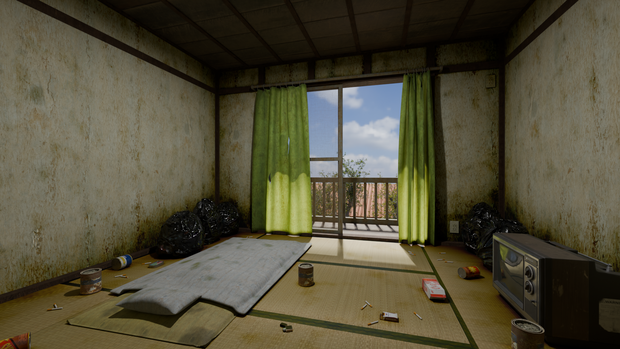 【Blender】汚い部屋Dirty room 3Dモデル
