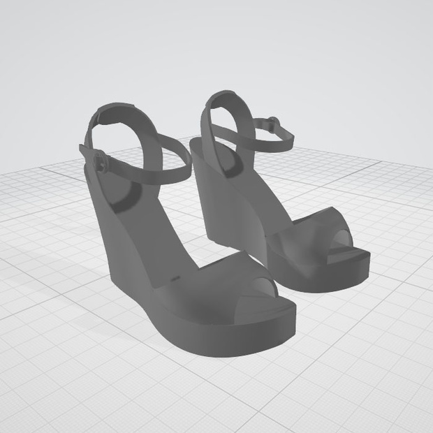 3d  靴　ハイヒール