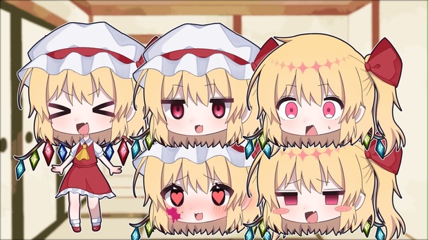 フランフランの絵 しっくす式ゆっくり立ち絵 フラン - 6thyukkuri - BOOTH