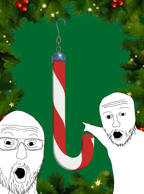 Candy Cane Earring + Blade