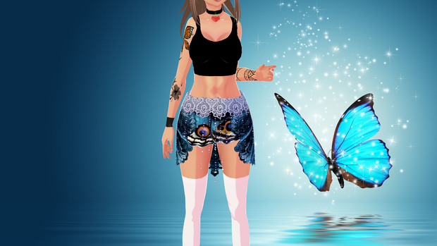 Beaded Bohemian Skirt