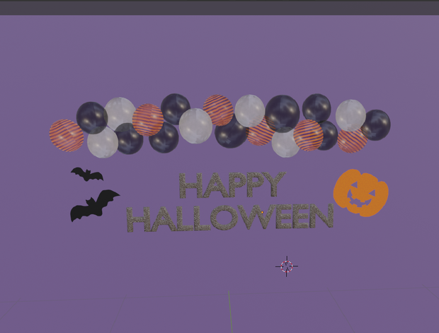 【３D】ハロウィン飾り風船