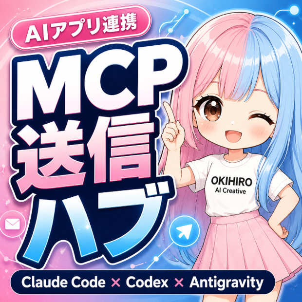 AIアプリ送信ハブMCP｜Claude Code・Codex・Antigravity連携ツール