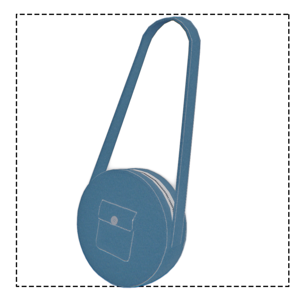 denim bag