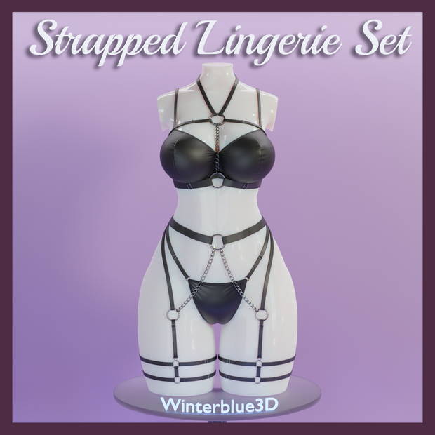 Strapped Lingerie Set [VRChat | Commercial Use]
