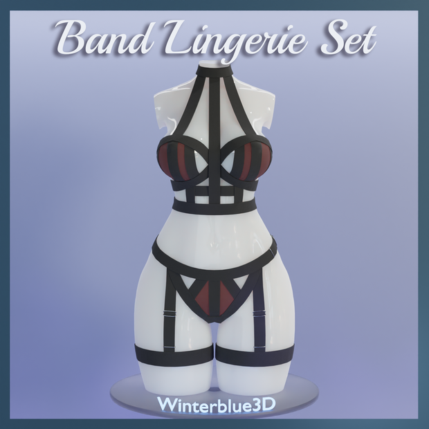 Band Lingerie Set [VRChat | Commercial Use]