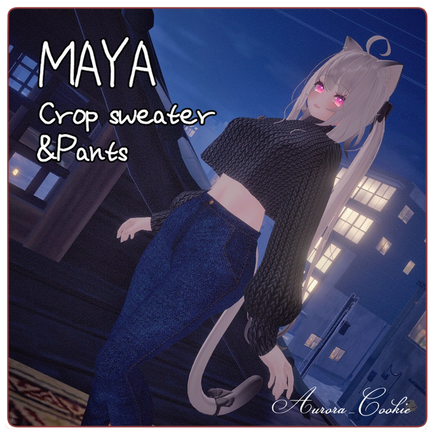 [舞夜<MAYA> 専用] クロップセーター&パンツ/Crop sweater&Pants