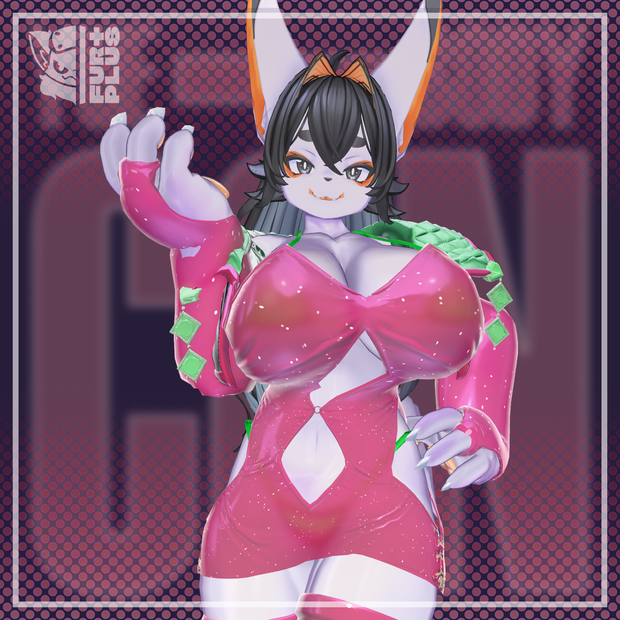 [Yue,Chalo,Alumy,YUZUNA 対応]FUR+PLUS Bodycon Dress