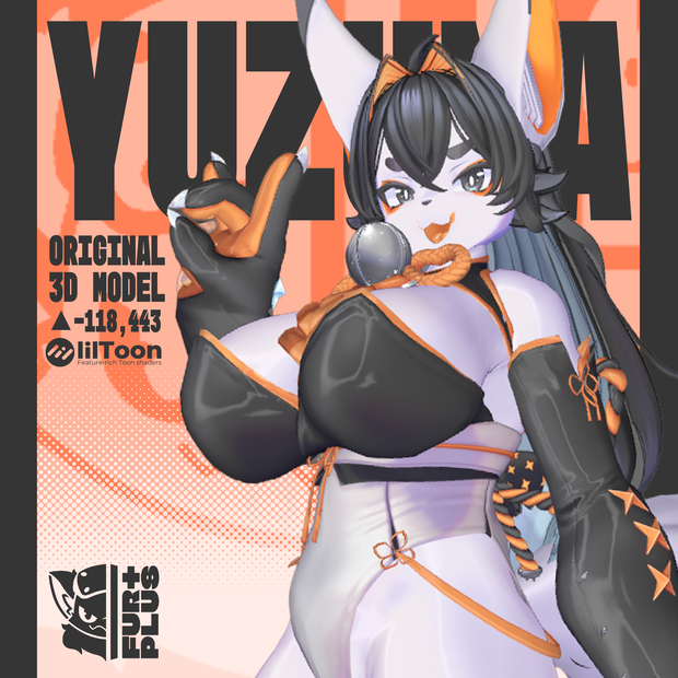 オリジナル 3D モデル「Yuzuna」
