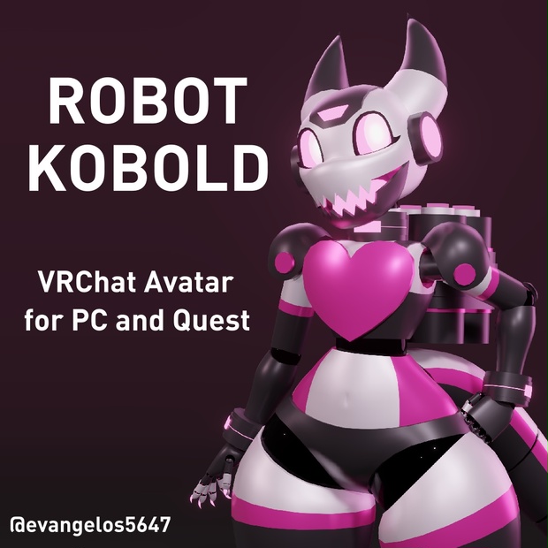 Robot Kobold (Robold) [VRChat Avatar] - Evangelos5647 - BOOTH