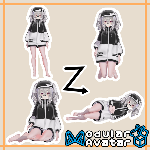 【無段階高さ姿勢】SpaceDragPosture