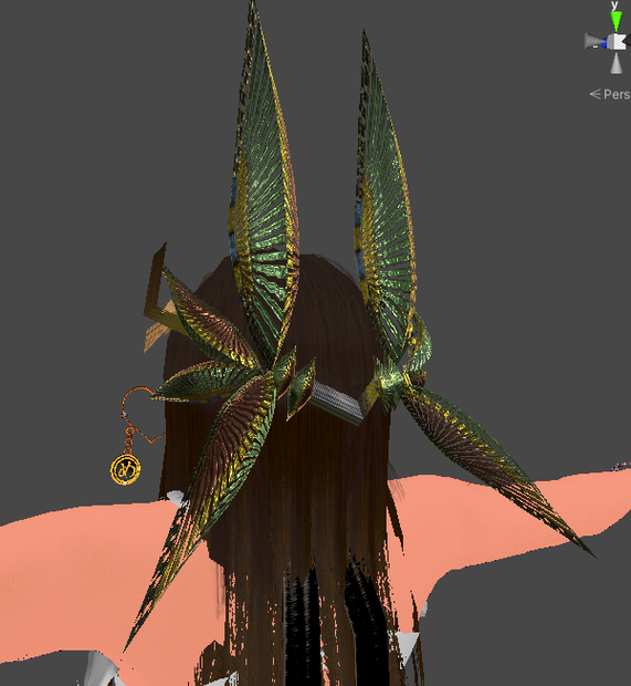 ティアラ(+エジプトっぽいテクスチャ)　hair ornament(+ Egyptian Texture(look)
