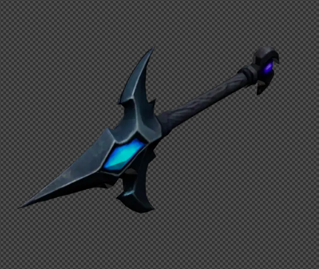 【3Dモデル 武器】闇の槍 / ダーク / ファンタジー / ゲーム素材
