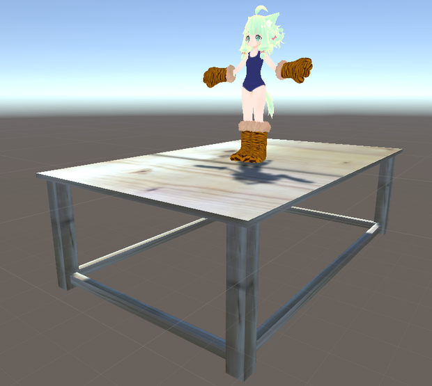 【3Dモデル】unity製お手軽テーブル【怒涛の9連キューブ】