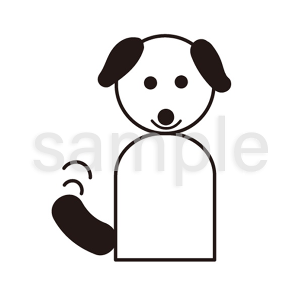 犬 動画素材 アニメーション