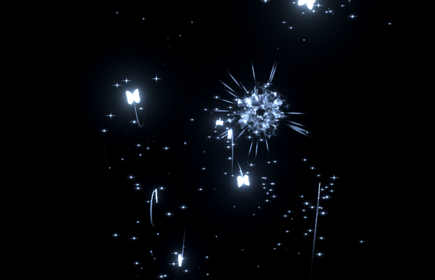 (VRChat) Magic butterfly particle system