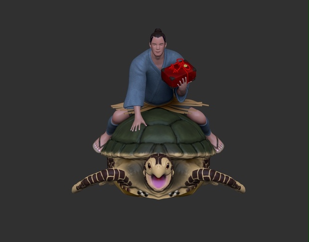 カメ太郎 ZCWO TMNT x FOOLS PARADISE // MICHELANGELO 30cm フィギュア