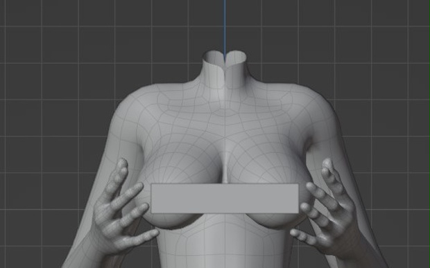 Female Base Mesh. NSFW (^o^) .blend