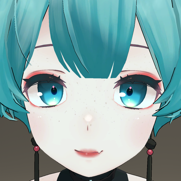 【薄荷】そばかす+メイク [PNG・CLIP]