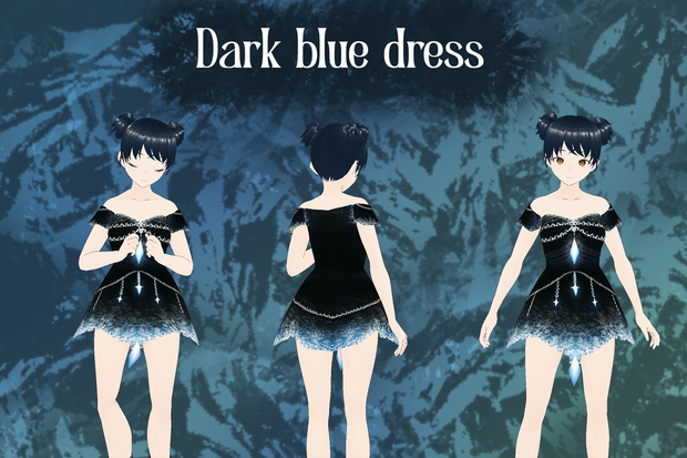dark blue dress