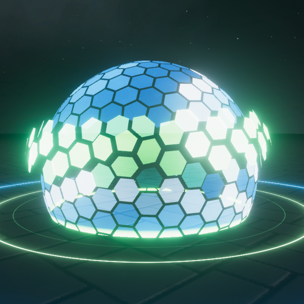【unity/VRChat】波打つシールドエフェクト（Flowing Shield Effect）