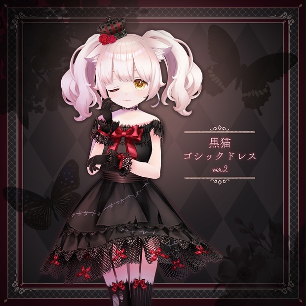 黒小屋黒猫ピンク猫lolitajskスカートドレス　ギャルクール暗黒金属チャック 黒小屋黒猫ピンク猫lolitajskスカートドレスギャルクール暗黒