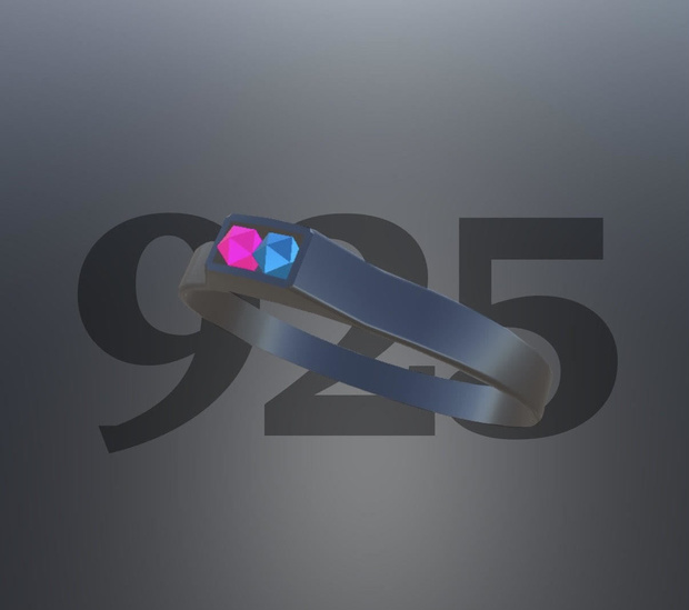 【VRChat想定】Bubblegum Ring.1