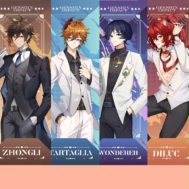 Genshin Impact 原神 鍾離 スカラマシュ タルタリヤ ディルック