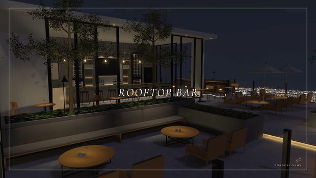 【VRC向けワールド】Rooftop Bar
