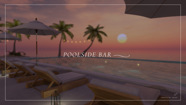【VRC向けワールド】Poolside Bar