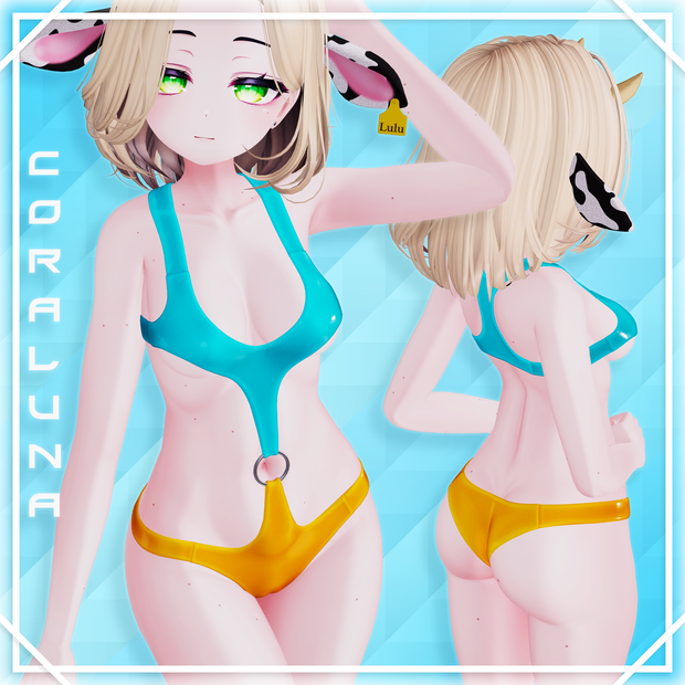Coraluna [モノキニ] Monokini [8アバター対応]