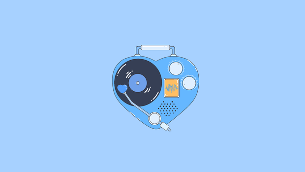 (無料版あり！)【アニメーション素材】レコードプレイヤー１