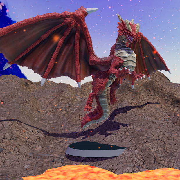 【FreeDL】レッド・ドラゴン3Dモデル【ダンドラ】