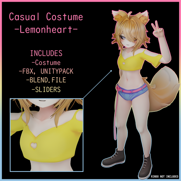 Lemon Heart Costume 【オリジナル】