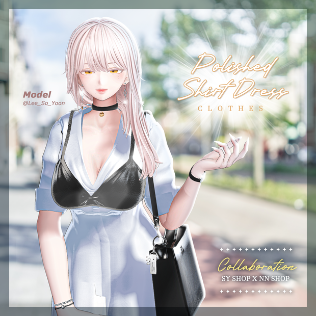 [NN SHOP] Polished Shirt Dress_For Shinra