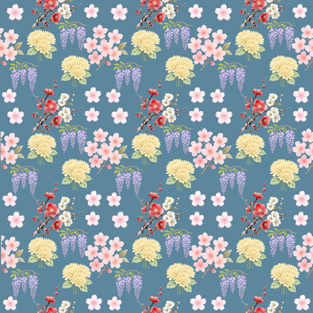 日本の花　デジタルペーパー