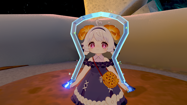 【VRChatアバター用】星の羽衣　Starry cloak of feather