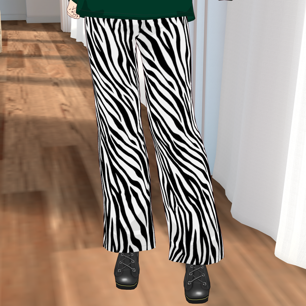 フレアパンツ-ZEBRA 