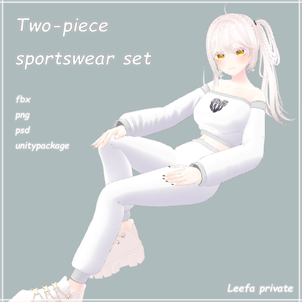 [ Two-piece sportswear set ] _Leefa