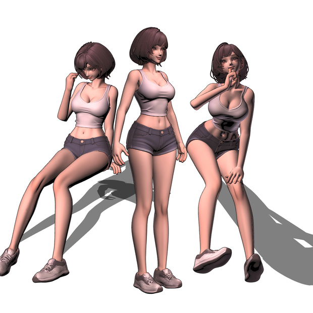 csp 3D御姉系ボディモデル