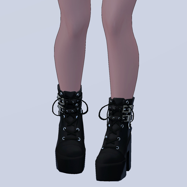 chunky heel boots