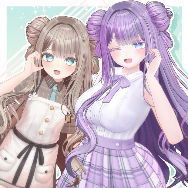  [VRC Hair] Mermaid Hair Remake