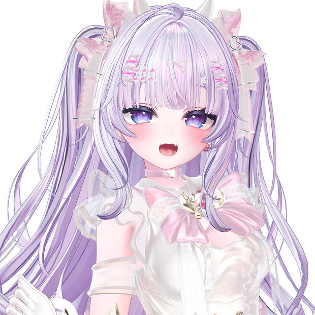 [3Dヘアモデル]  Lunar two-side up