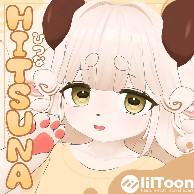 オリジナル3Dモデル 「ひつな・Hitsuna」