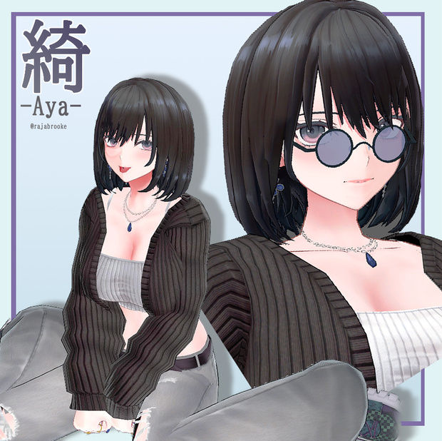 【オリジナル3Dモデル】綺 -Aya-