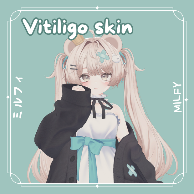 [Milfy] Vitiligo skin (2 versions set body and face)